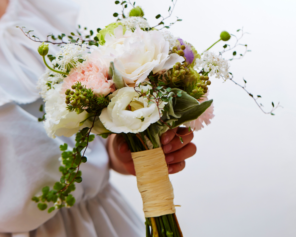 Enchanted white bouquet